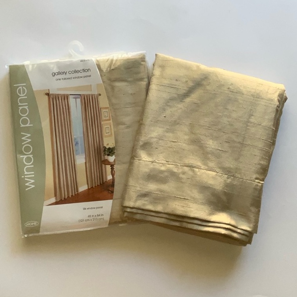 Tailored Faux Silk Drapes
